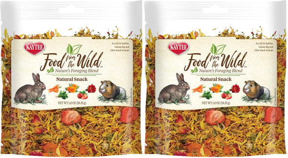 Kaytee Food From The Wild Natural Snack For Pet Rabbits Guinea Pigs And Other Small Animals 1 Ounce