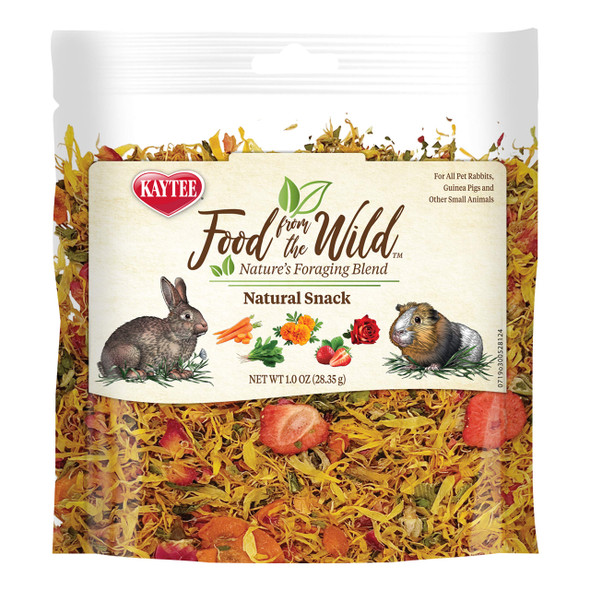 Kaytee Food From The Wild Natural Snack For Pet Rabbits Guinea Pigs And Other Small Animals 1 Ounce