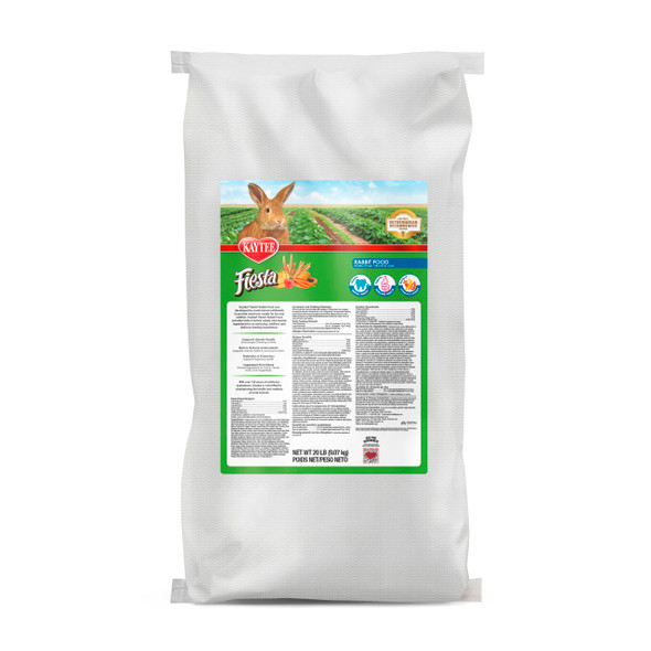 Kaytee Fiesta Rabbit Food Flavor Medley 25 Pounds