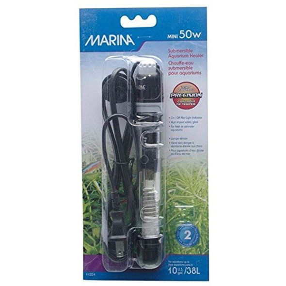 Marina Fluval Mini 25W Submersible Heater For Aquarium