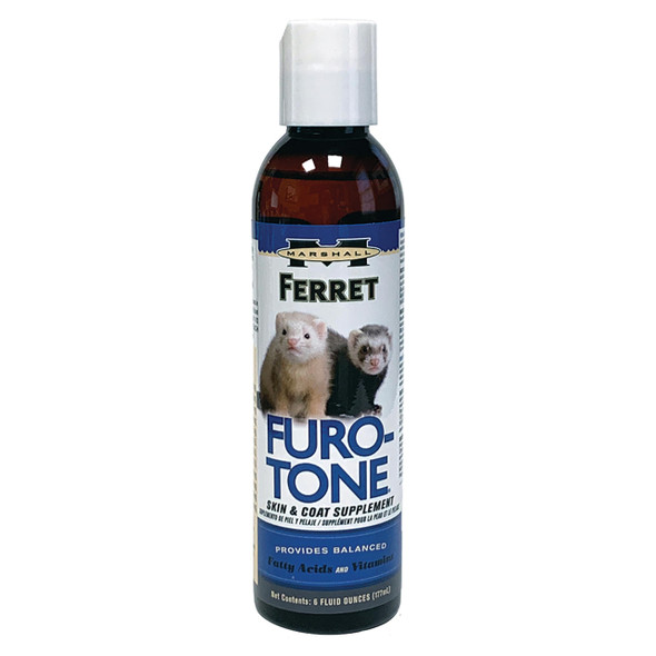 Marshall Furo Tone Vitamin Supplement For Ferrets 6 Oz Each Supports Healthy Skin & Shiny Coat With Pharmaceutical Grade Fatty Acids Suitable For All Ages (Pack Of 3)