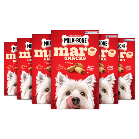 Milk-Bone Marosnacks Small Dog Treats With Real Bone Marrow 40 Oz. Canister
