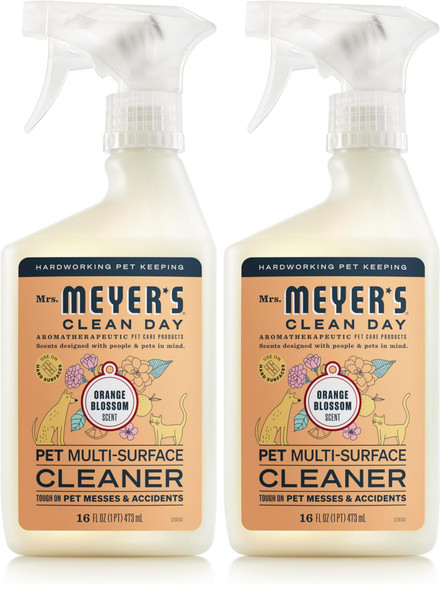 Mrs. Meyer'S Clean Day Pet Multi-Surface Cleaner Orange Blossom Scent 16Oz