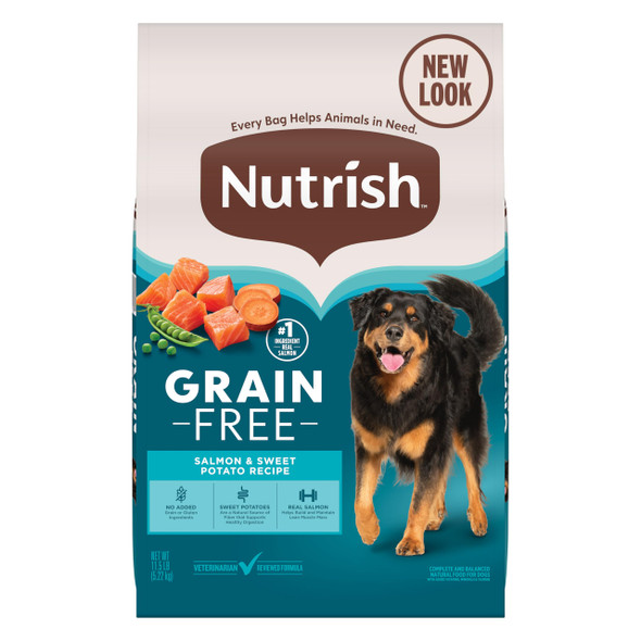 Nutrish Grain Dry Dog Food Salmon & Sweet Potato Recipe 23 Lb. Bag (Rachael Ray)
