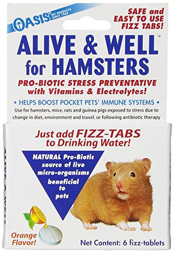 Oasis Alive And Well Stress Preventative And Pro-Biotic Tablets For Pocket Pets