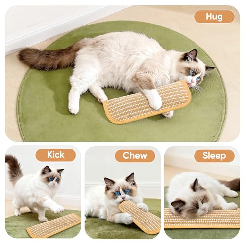 Petzen Garden Sisal Catnip Pillow Toy Kickers 2 Pack Interactive Catnip Toys With Organic 8000Mg Herbal Blend For Indoor Scratching Chewing & Teething Fun For Kittens And Adult Cats