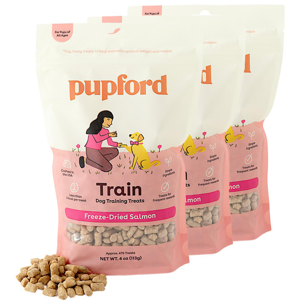 Pupford Ze Dried Training Treats For Dogs & Puppies 475+ Two Ingredient Bites (Rabbit 4 Oz)