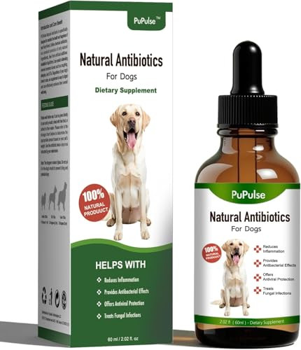 Pupulse Natural Antibiotics For Dogs Dog Allergy Supplies Antibiotics Dog Multivitamin For Pets Dog Itch ReliefDog MultivitaminNatural Dog Antibiotics Supports Dog Allergy And Itch Relief