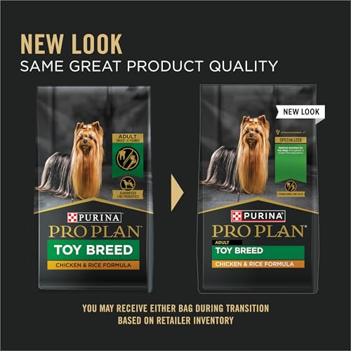 Purina Pro Plan Toy Breed Dog Food Chicken And Rice Formula With D Live Probiotics - 5 Lb. Bag