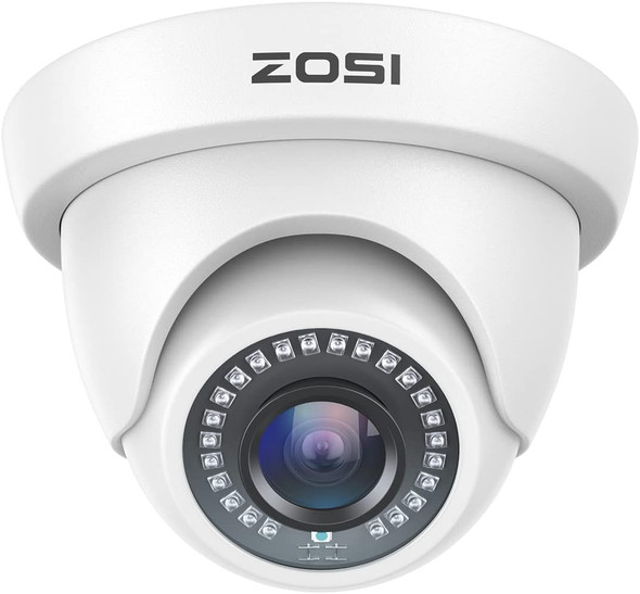 ZOSI 2.0MP HD 1080P 1920TVL Hybrid 4-in-1 TVI CVI AHD 960H CVBS CCTV Dome Camera Indoor Outdoor ,80ft Day Night Vision Aluminum Metal Housing For HD-TVI, AHD, CVI, and CVBS/960H analog DVR(White) ZOSI 2.0MP HD 1080P 1920TVL Hybrid 4-in-1 TVI CVI AHD 960H CVBS CCTV Dome Camera Indoor Outdoor ,80ft Day Night Vision Aluminum Metal Housing For HD-TVI, AHD, CVI, and CVBS/960H analog DVR(White)