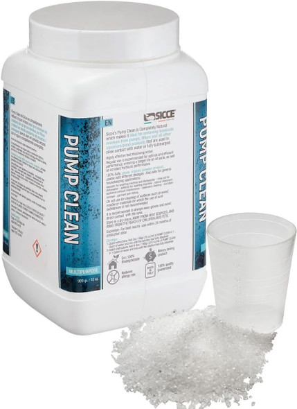 Sicce Pump Clean Aquarium Equipment Cleaner - Natural & Biodegradable Limescale And Calcium Remover For Pumps Powerheads And Heaters