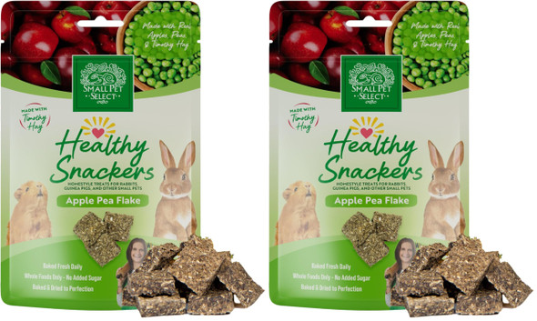 Small Pet Select - Healthy Snackers - Apple Pea Flake 2 Oz