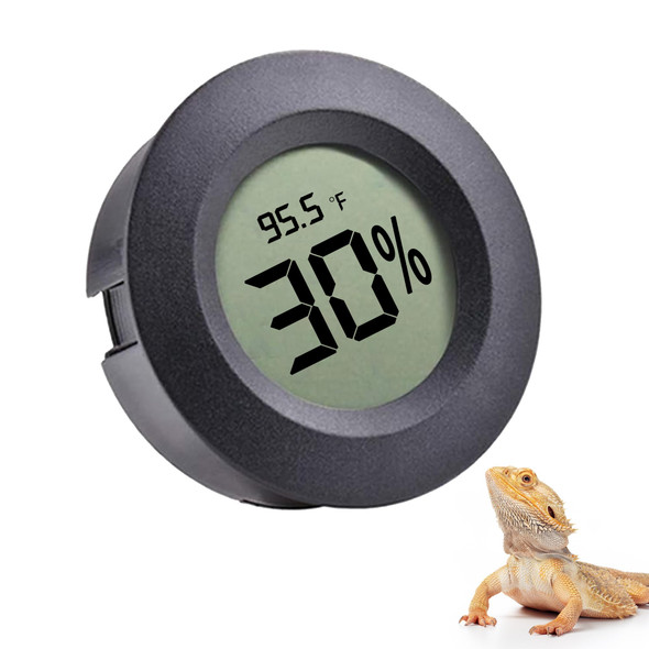 Sungrow Reptile Digital Thermometer Terrarium Temperature Monitor With Suction Cup Mount Accurate Fahrenheit Celsius Switch Thermostat Gauge For Bearded Dragon Snake Gecko Enclosure Tank