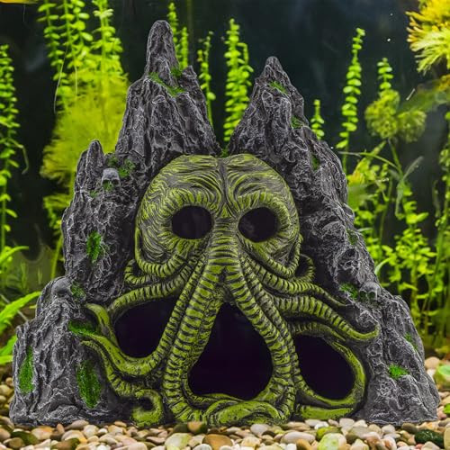 Toy Vault Cthulhu Monster Aquarium Cave Hideaway Fish Tank Decor H.P. Lovecraft Themed
