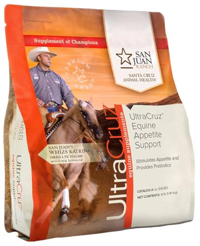 Ultracruz Equine Appetite Booster Supplement For Horses 4 Lb Pellet (32 Day Supply)