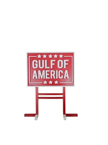 Uniqus Gulf Of America Aquarium Decor Maga Make America Great Again Sign Decor For Fish Tank Betta Fish Tank Trump Sign Garden For Planter