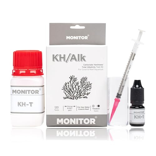 Uniqus Monitor Alkalinity Test Kit For Coral & Reef (120 Tests)
