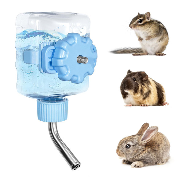 Vannon Small Animal Water Bottles 6Oz (177.42Ml) Clear Water Dispenser For Rabbit Guinea Pig Chinchilla Ferret Hedgehog - Bpa