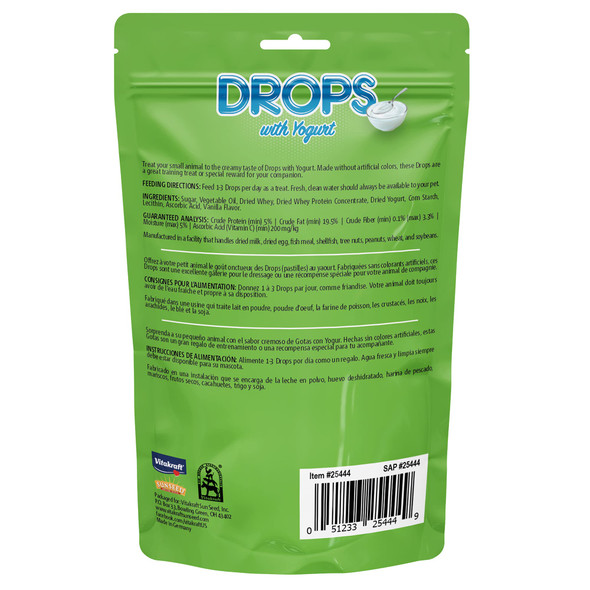 Vitakraft Drops Rabbit Treat - Drops With Yogurt - Yogurt Treats For Rabbits