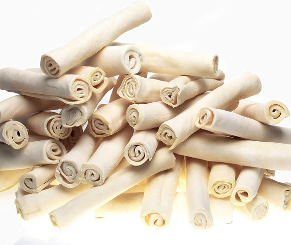Premium Retriever Rolls 10-11 inch (18 Pack)-100% Natural Single Sheet Rawhide