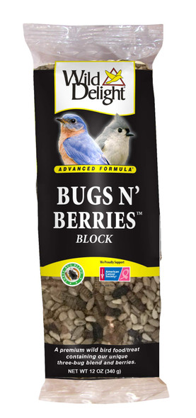 Wild Delight 388310 Bugs N' Berries Block 12 Oz