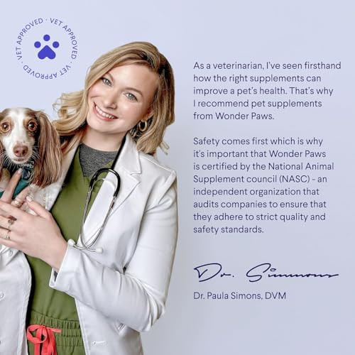 Wonder Paws Premium Collagen For Dogs Liquid Support For Skin Coat Hips & Joints With Hyaluronic Acid & Types I Ii & Iii Collagen Daily Wellness Formula Made In Usa