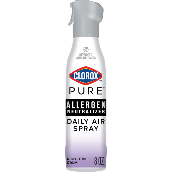 Clorox PURE Allergen Neutralizer Daily Air Spray, Nighttime Calm, 8 Ounces