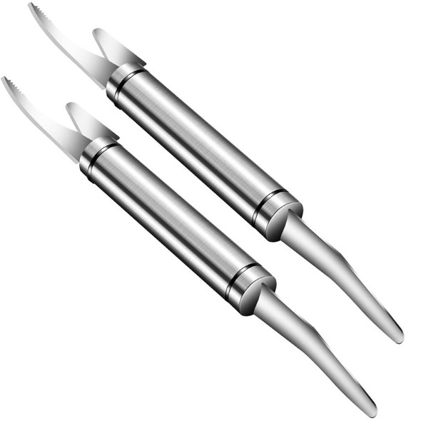 Aynuma 5 in 1 Multifunctional Shrimp Line Fish Maw Knife 2Pack Deveiner Knife Tool and Peeler Stainless Steel Scale Remover Kitchen Shrimp Duck Intestine Cleaner