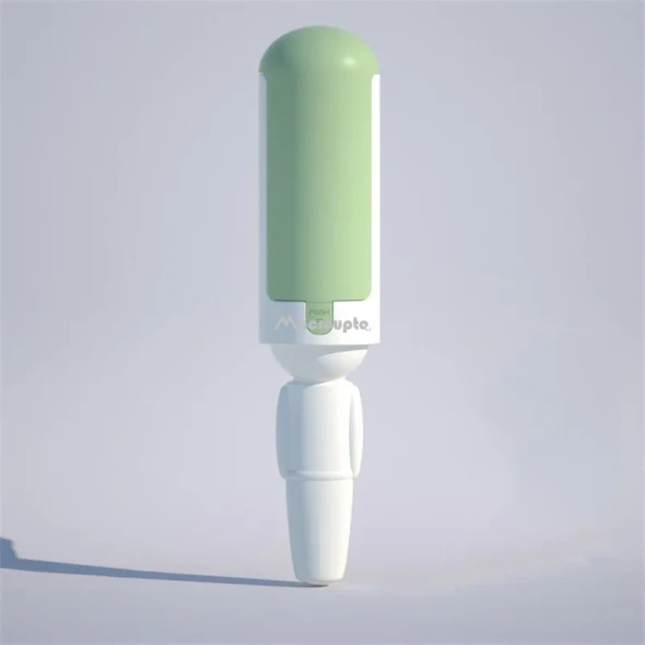macroupta Pet Hair Remover Clothes Electrostatic Multi-purpose Brush Cat Dog Hair Sticker Roller Sticker Self-cleaning Lint Hair Remover - Green