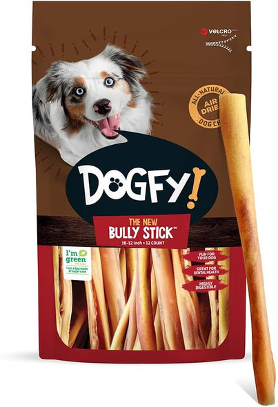 The Bully Sticks for Dogs, 10-12 Inch, 12-Pack - 100% Natural Beef CheekLong Lasting Dog Chews, Grass-fed, Grain-, Best Bully Stick Alternative for Small, Medium & Large Dogs The Bully Sticks for Dogs, 10-12 Inch, 12-Pack - 100% Natural Beef CheekLong Lasting Dog Chews, Grass-fed, Grain-, Best Bully Stick Alternative for Small, Medium & Large Dogs