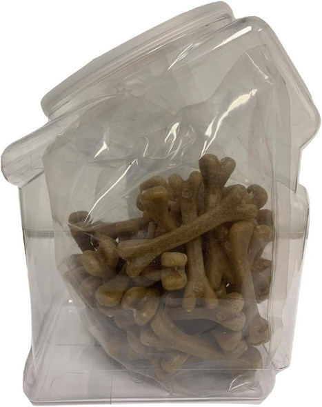 Fido 50 Count Jar of Naturals Belly Bone Dog Treats, Mini, Digestion Care with Prebiotics and Probiotics