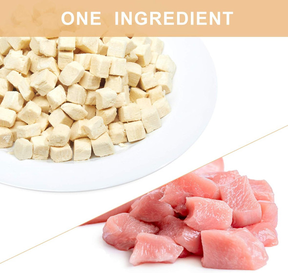 Jungle Calling ze Dried Cat and Dog Treats, Grain , Raw Single Ingredient Chicken, High Protein Snacks for Training (Chicken Cube) Jungle Calling ze Dried Cat and Dog Treats, Grain , Raw Single Ingredient Chicken, High Protein Snacks for Training (Chicken Cube)