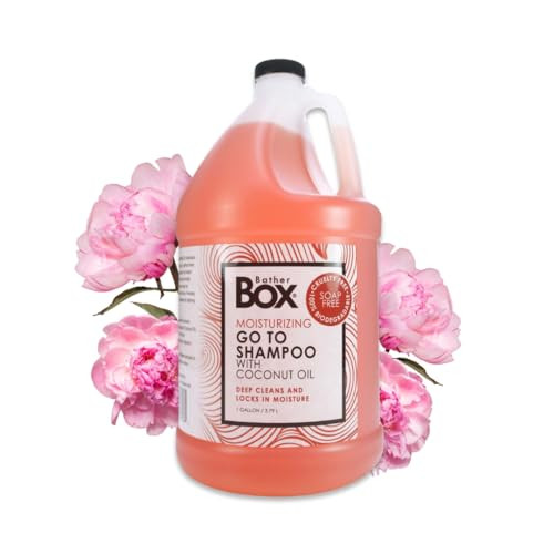 Batherbox Go To Dog Shampoo Professional Grooming Grade Naturally Derived MoistureRich Coconut 1 Gallon
