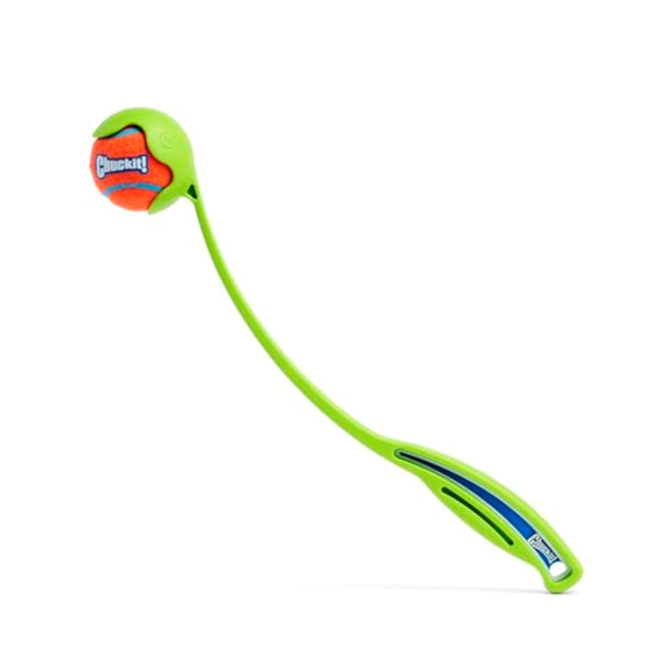 Chuckit Sport 14S Ball Launcher For Small Dogs Manual Thrower With Ball 20 Lbs 14Inch