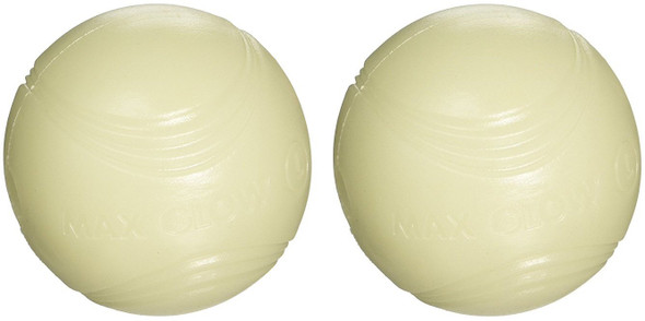Chuckit Dog Max Glow Ball Bright Playtime At Night (2 Pack) Large 2 Pack
