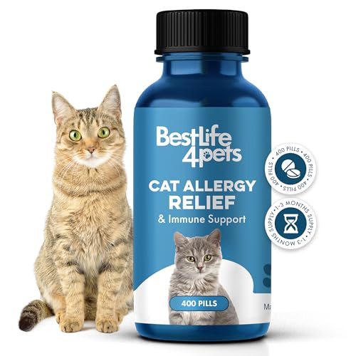 Bestlife4Pets Cat Allergy Relief & Immune Support Natural Relief For Seasonal Allergies