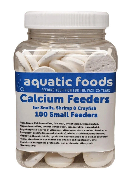 Aquatic Foods Inc. Calcium Enriched Sinking Food Disks And Holiday Feeding Food For Shrimp