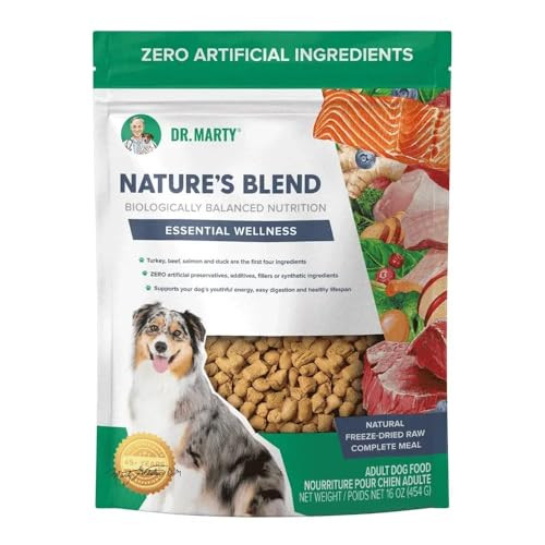 Dr. Marty Nature's Blend FreezeDried Raw Dog Food X 18 Oz 3 Bags