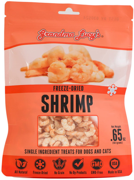 Grandma Lucy's Single Ingredient Shrimp Treats 0.65Oz