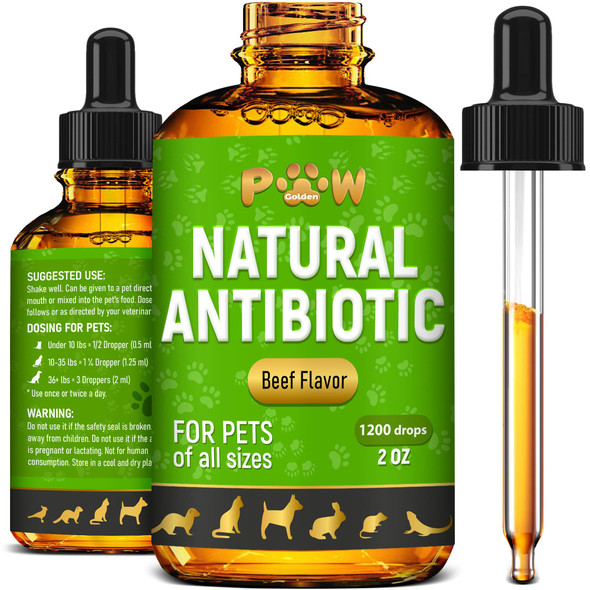 Golden Paw Antibiotics For Dogs 2 Oz