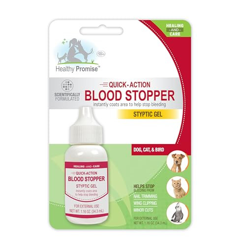 Four Paws Healthy Promise Quick Action Blood Stopper Styptic Gel For Dogs & 1.16 Oz