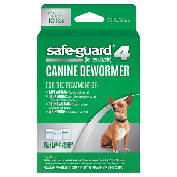 Excel SafeGuard Canine Dewormer For Small Dogs 3 Day Treatment