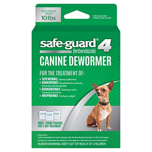 Excel SafeGuard Canine Dewormer For Small Dogs 3 Day Treatment