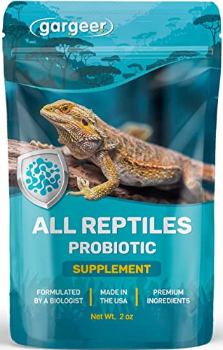 Gargeer Reptile Probiotics. Improve Appetite Digestion And Boost Immune System. Supplement Of 2 Oz 1012 Pounds