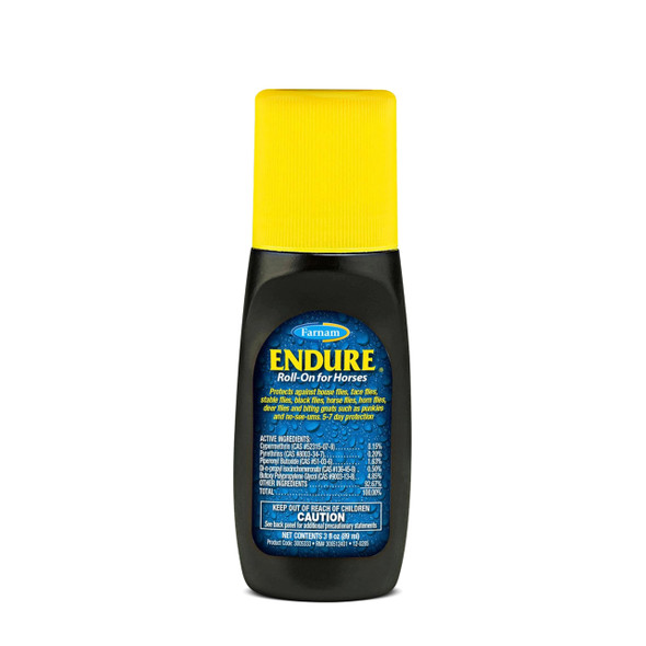 Farnam Endure RollOn Fly Repellent For Horses For Sensitive Areas 3 Ounces