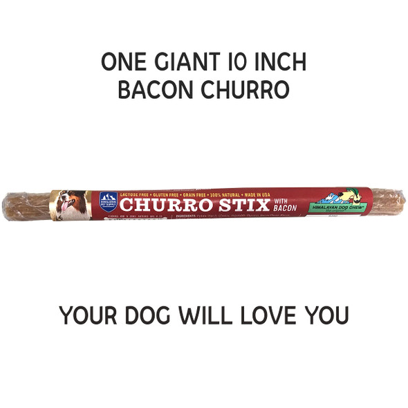 Himalayan Dog Chew Yaky Churro Himalayan Cheese Treats 10 Inch
