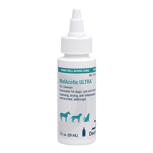Malacetic Ultra Otic Cleanser For Dogs Cats And Horses 2 Oz