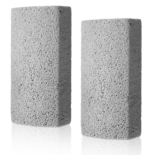 Innohhustle 2 Pcs Pet Hair Block Pet Hair Remover Grey Pumice Stone