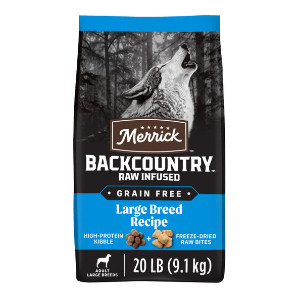 Merrick Backcountry Grain Dry Adult Dog Food Kibble With Freeze Dried 20.0 Lb - 2