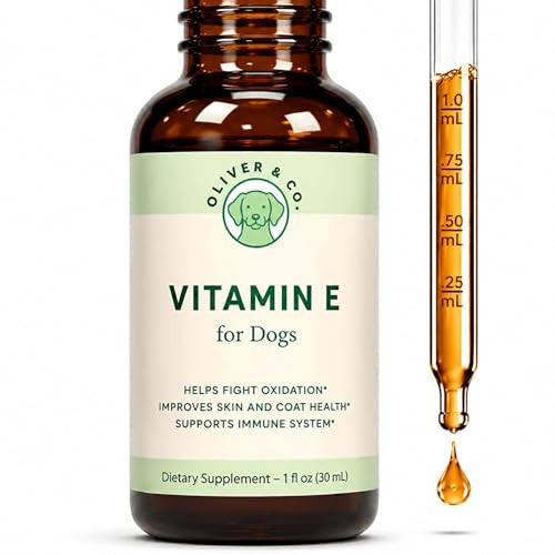 Oliver & Co. Vitamin E For Dogs Vitamin E Oil For Dogs Supports Healthy 1 Fl Oz